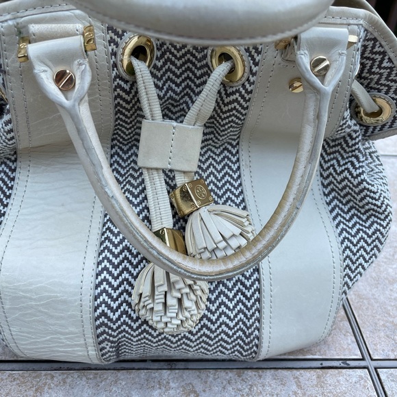 Tory Burch Drawstring Bucket Bag with Tassels - Picture 7 of 16